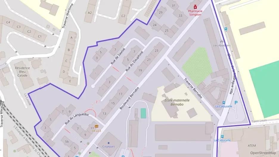 Appartement 55 m² trois pièces à vendre à Marseille 15e Arrondissement