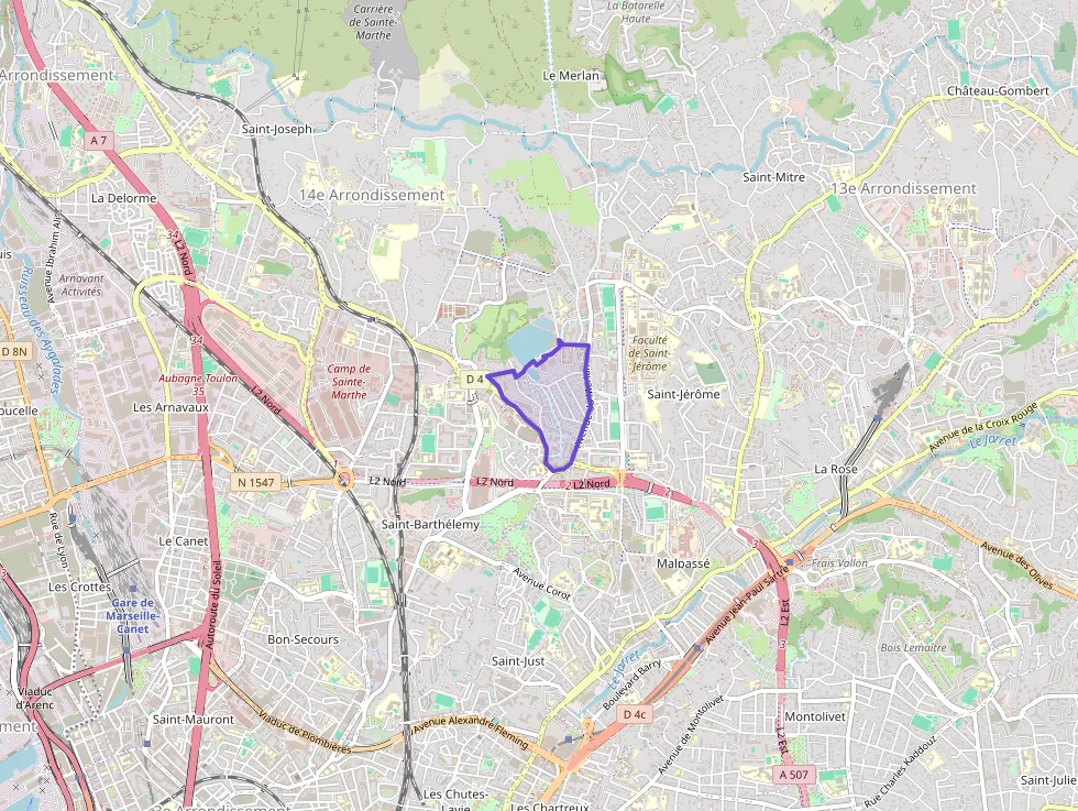 Appartement 27 m² deux pieces à vendre à Marseille 14e Arrondissement