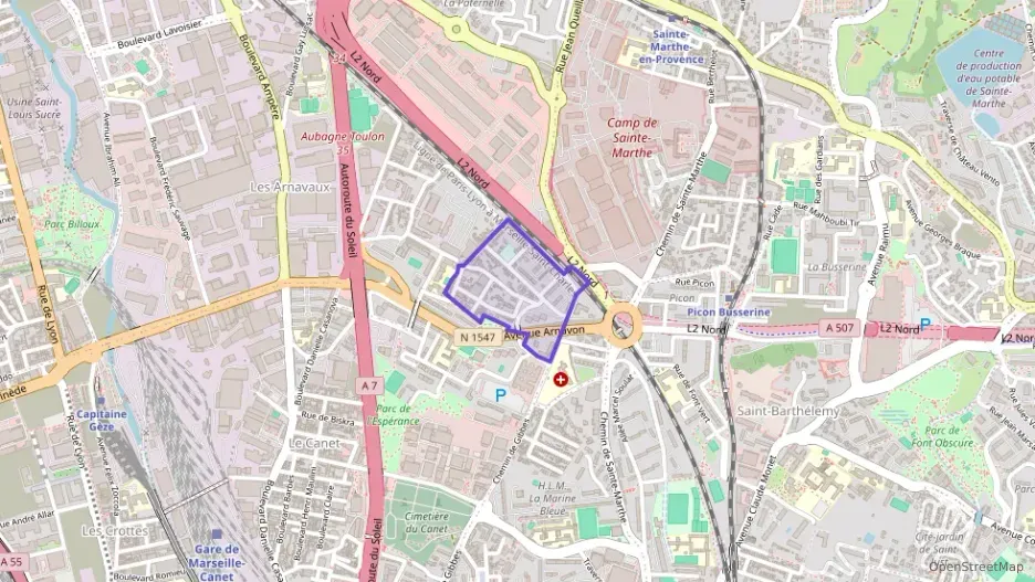 Appartement 64 m² trois pièces à vendre à Marseille 14e Arrondissement