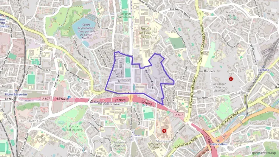 Appartement 40 m² deux pieces à vendre à Marseille 13e Arrondissement