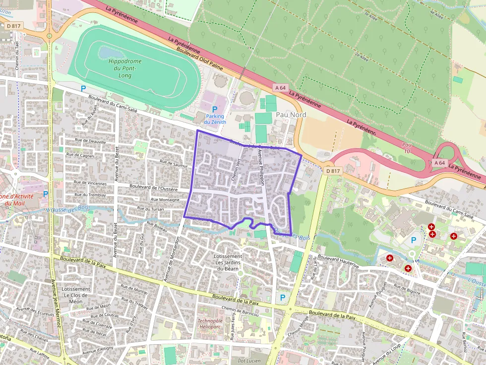 Appartement 72 m² trois pièces à vendre à Pau