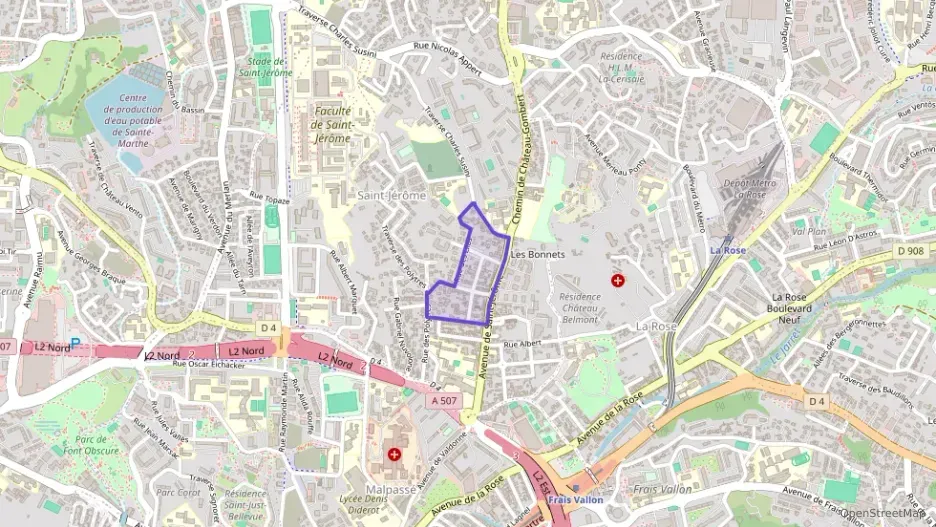 Appartement 55 m² une piece à vendre à Marseille 13e Arrondissement