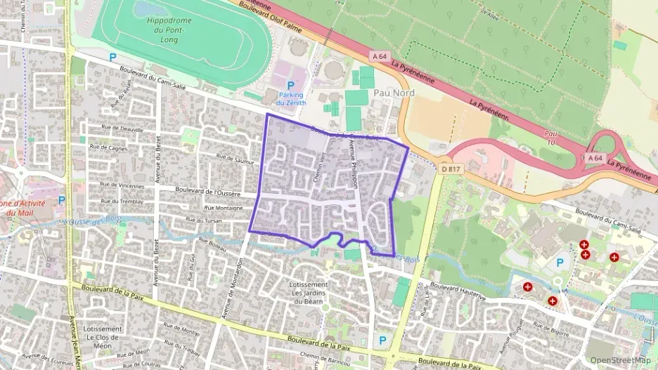 Appartement 49 m² quatre pièces à vendre à Pau