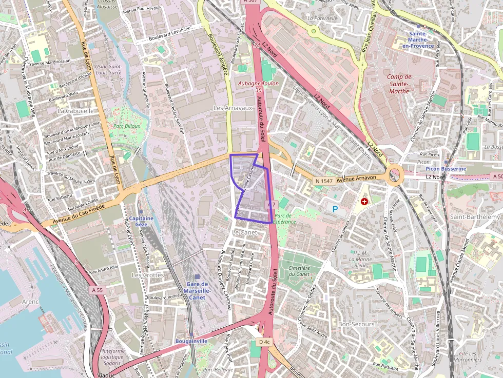 Appartement 70 m² quatre pièces à vendre à Marseille 14e Arrondissement