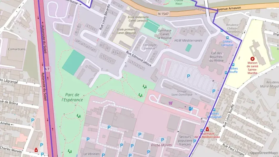 Appartement 61 m² quatre pièces à vendre à Marseille 14e Arrondissement