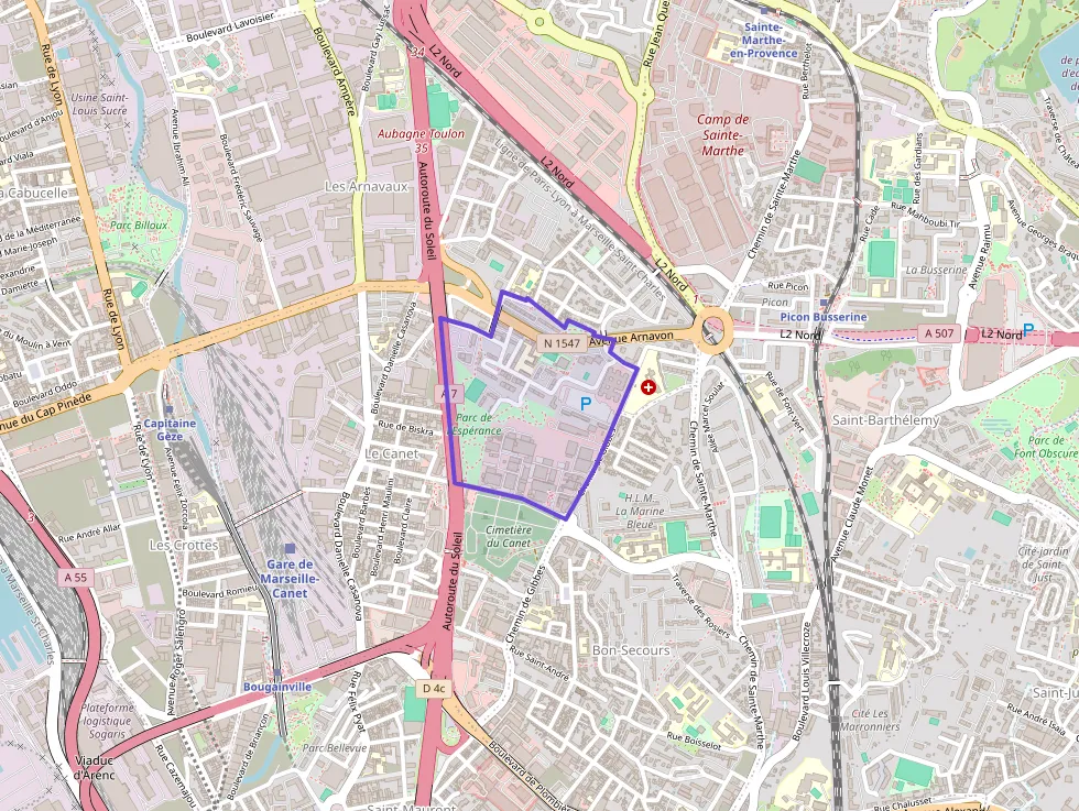 Appartement 61 m² quatre pièces à vendre à Marseille 14e Arrondissement