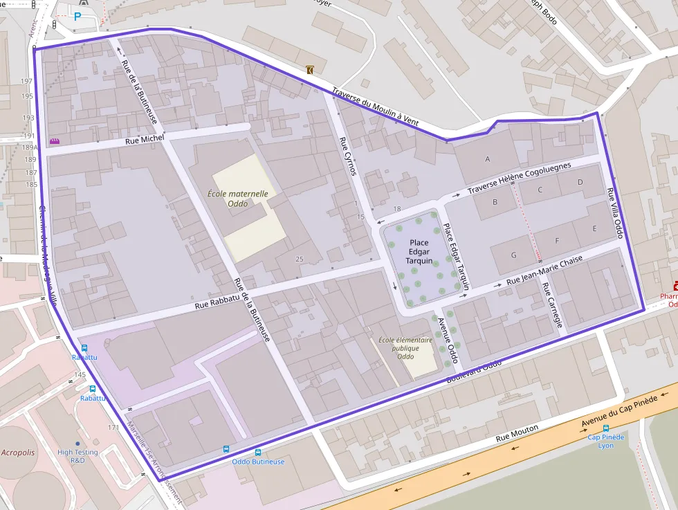 Appartement 55 m² quatre pièces à vendre à Marseille 15e Arrondissement