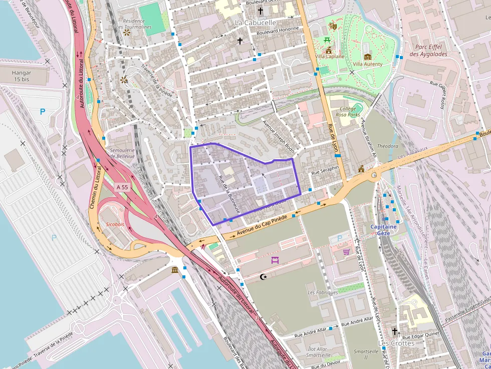 Appartement 55 m² quatre pièces à vendre à Marseille 15e Arrondissement