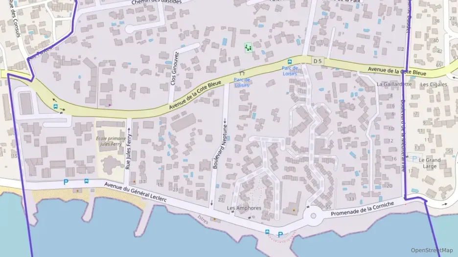 Appartement 63 m² trois pièces à vendre à Sausset-les-Pins