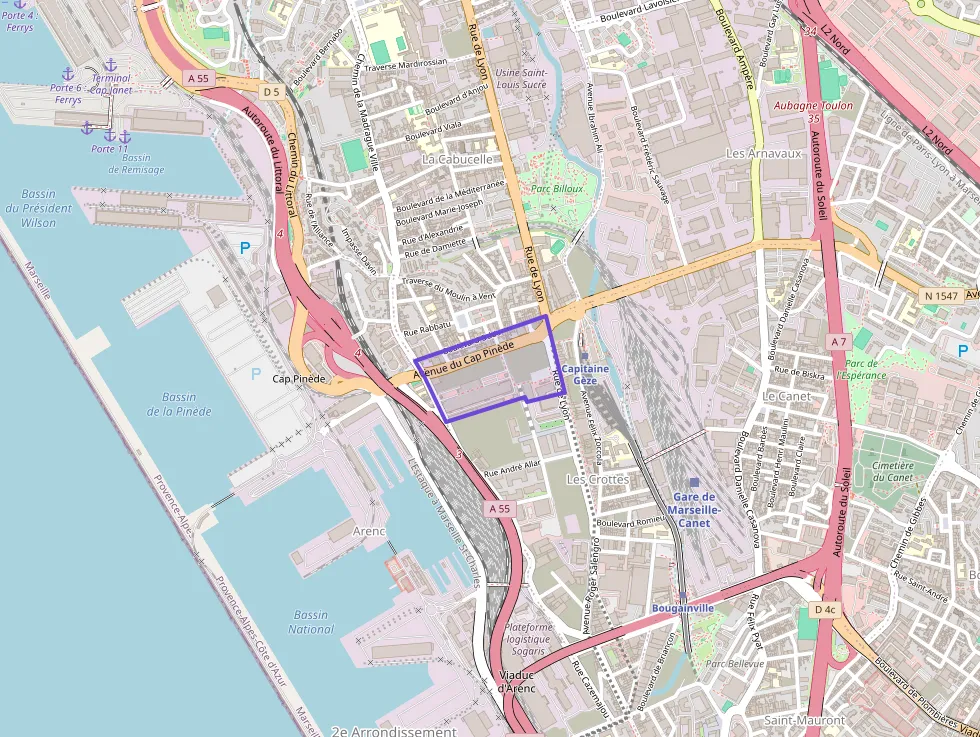 Appartement 47 m² deux pieces à vendre à Marseille 15e Arrondissement