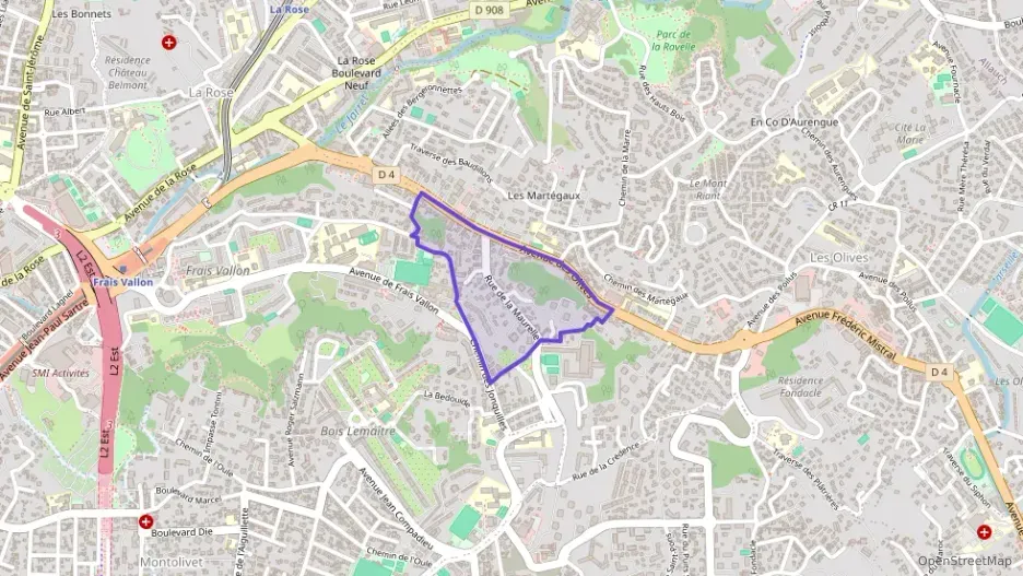 Appartement 72 m² quatre pièces à vendre à Marseille 13e Arrondissement