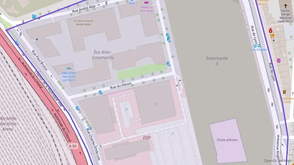 Appartement 57 m² trois pièces à vendre à Marseille 15e Arrondissement