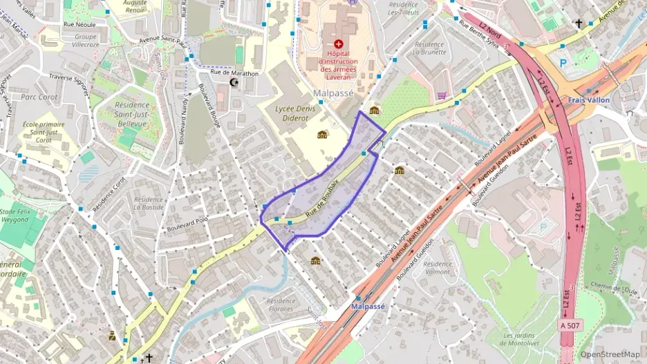 Appartement 53 m² trois pièces à vendre à Marseille 13e Arrondissement