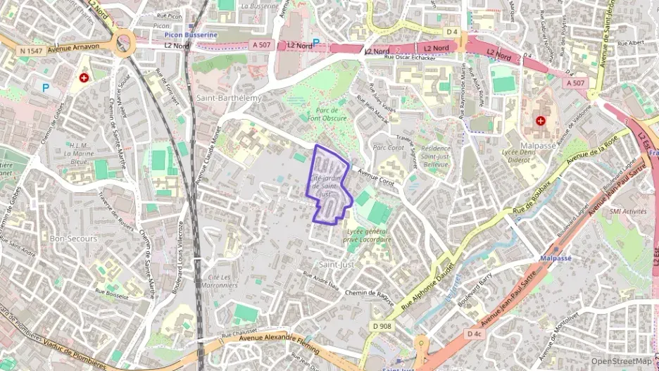 Appartement 37 m² trois pièces à vendre à Marseille 13e Arrondissement