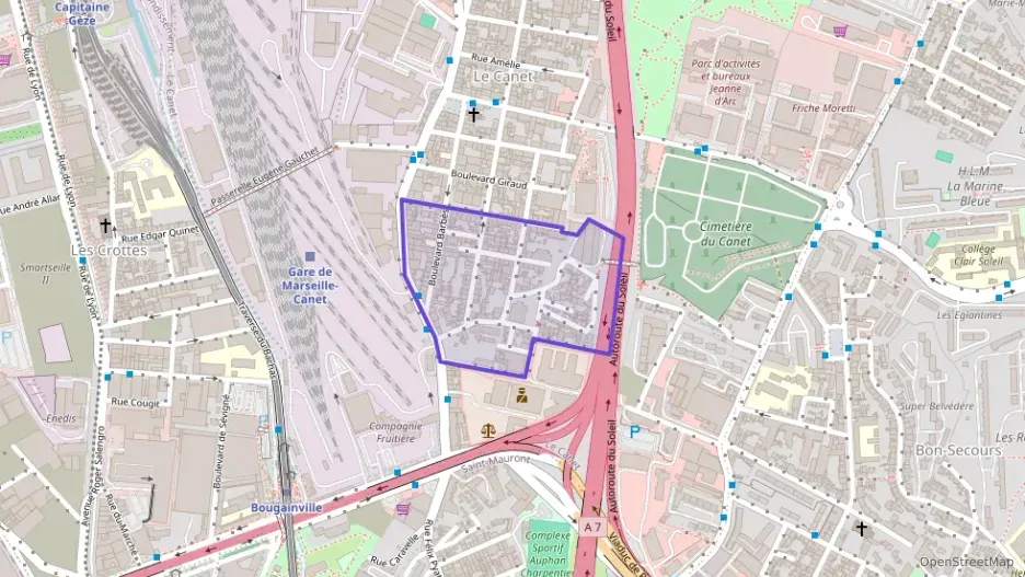 Appartement 64 m² quatre pièces à vendre à Marseille 14e Arrondissement