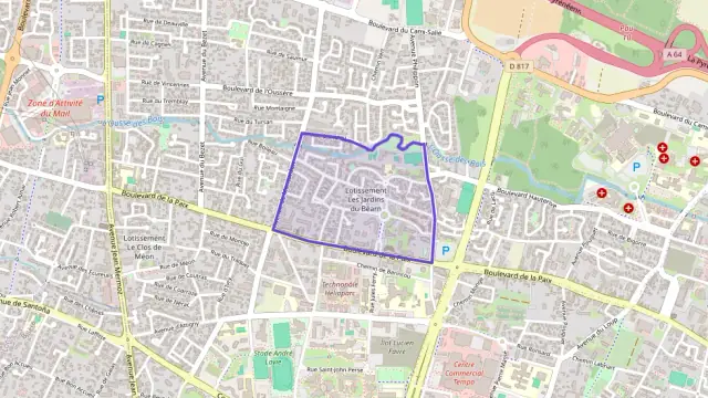 Appartement 68 m² trois pièces à vendre à Pau