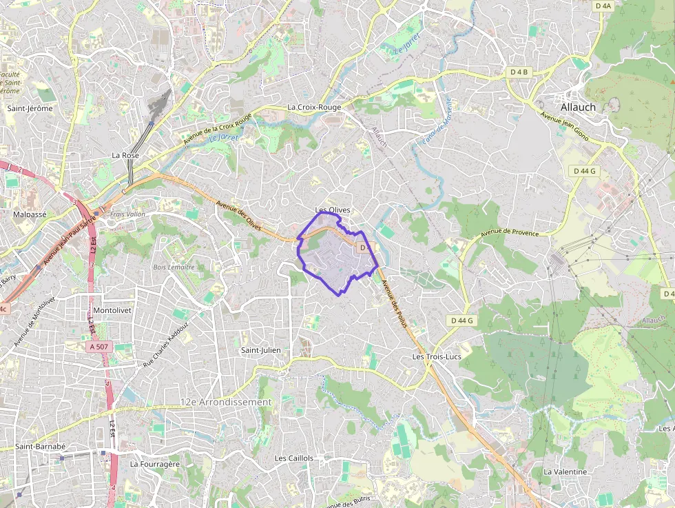 Appartement 70 m² trois pièces à vendre à Marseille 13e Arrondissement
