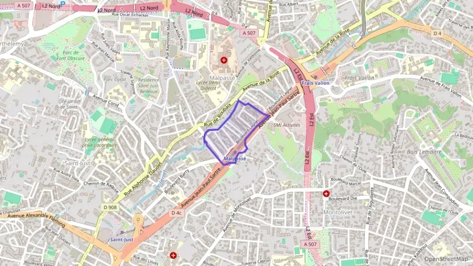 Appartement 50 m² trois pièces à vendre à Marseille 13e Arrondissement