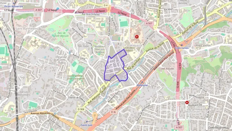 Appartement 64 m² deux pieces à vendre à Marseille 13e Arrondissement