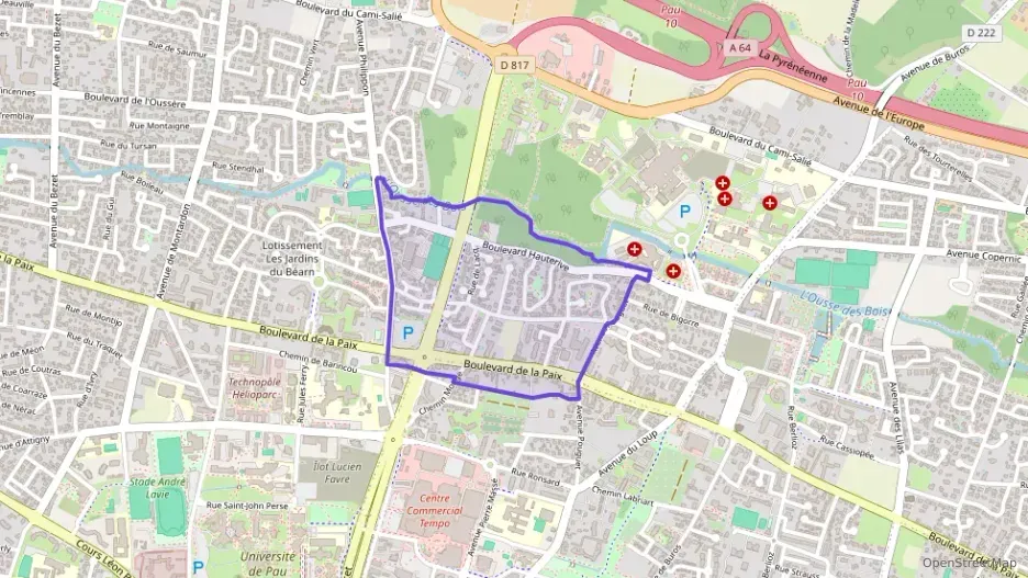 Appartement 46 m² deux pieces à vendre à Pau