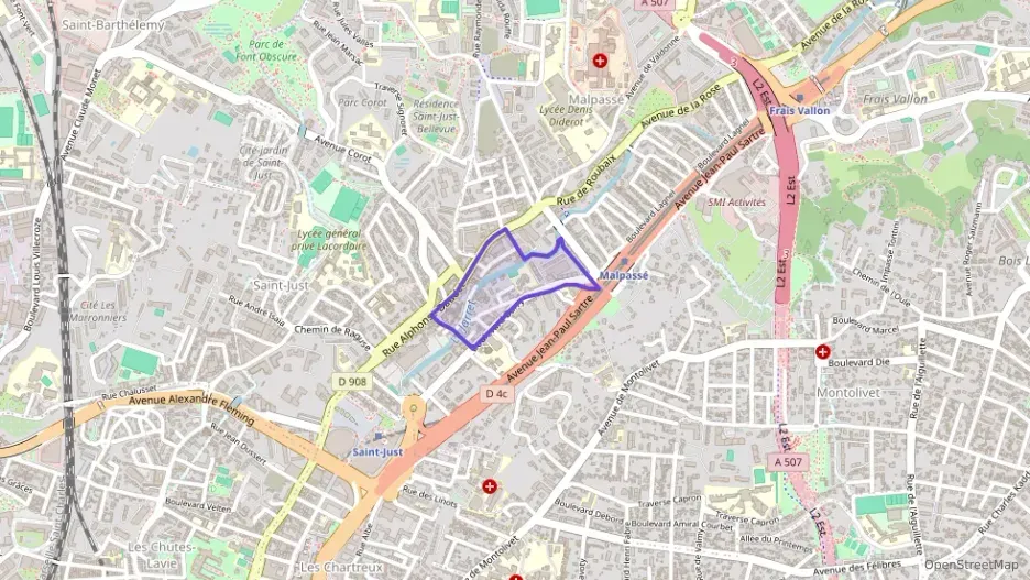 Appartement 59 m² trois pièces à vendre à Marseille 13e Arrondissement