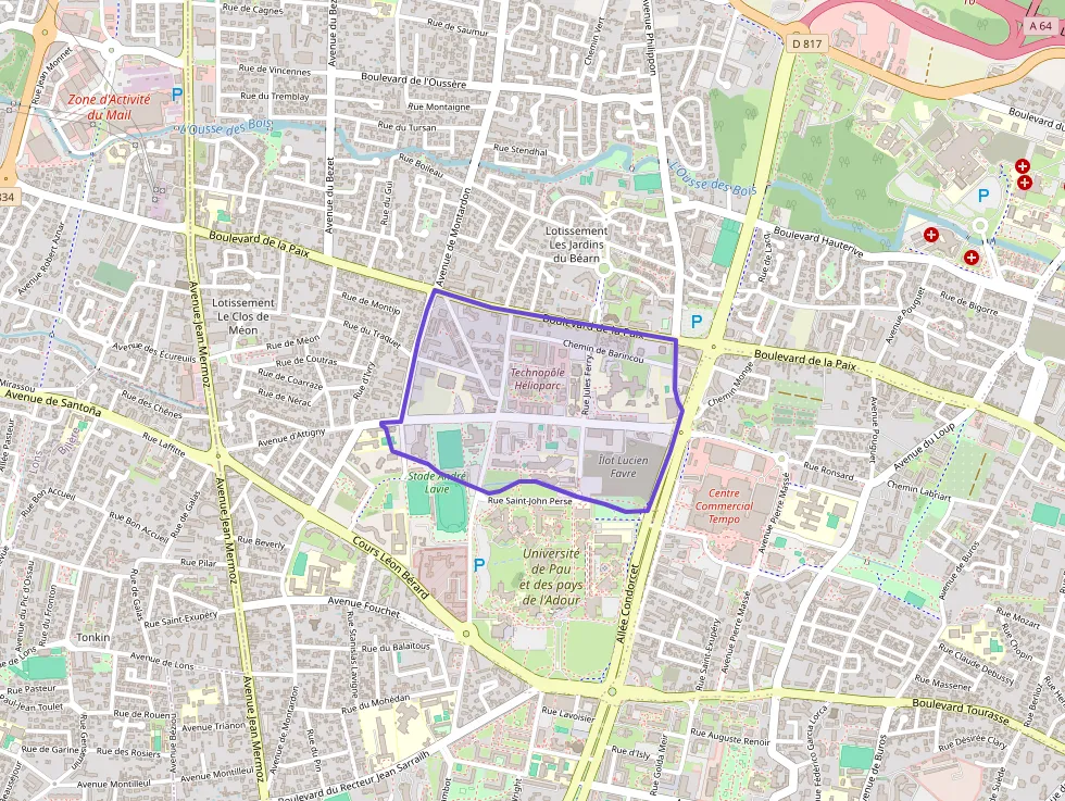 Appartement 62 m² trois pièces à vendre à Pau