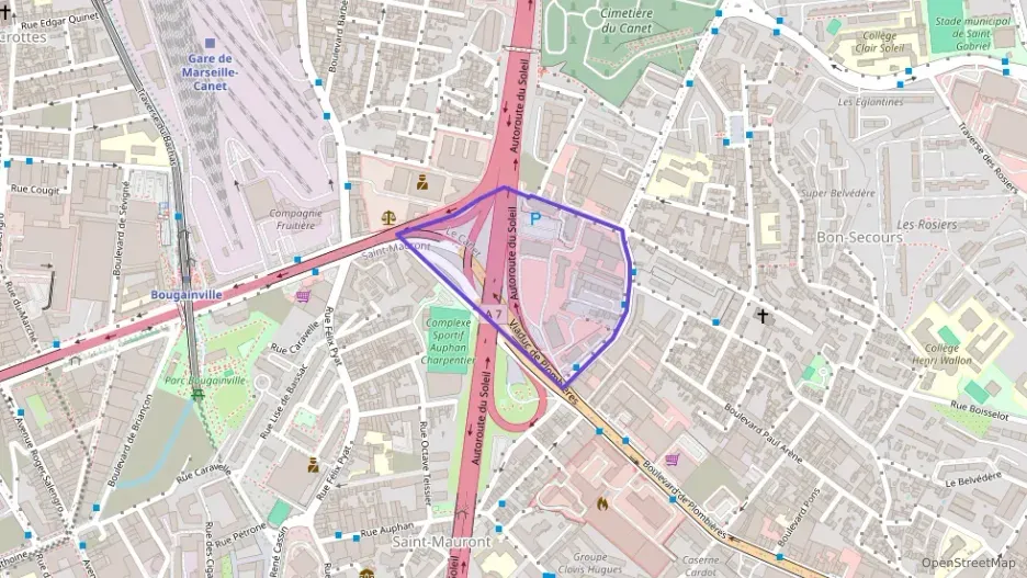 Appartement 53 m² trois pièces à vendre à Marseille 14e Arrondissement