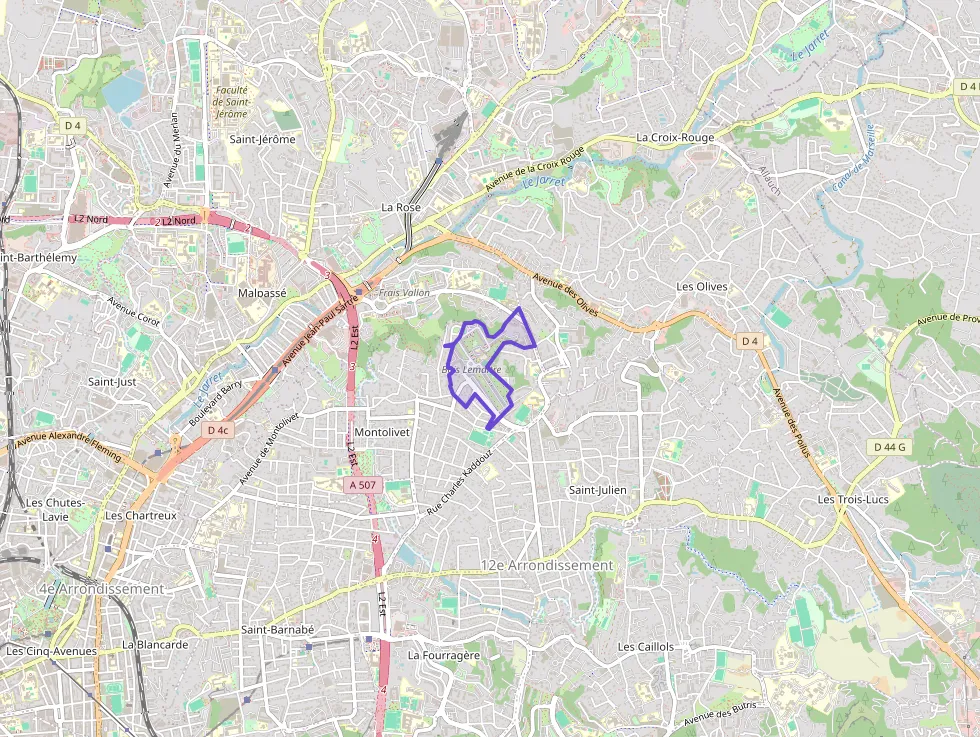 Appartement 66 m² quatre pièces à vendre à Marseille 12e Arrondissement