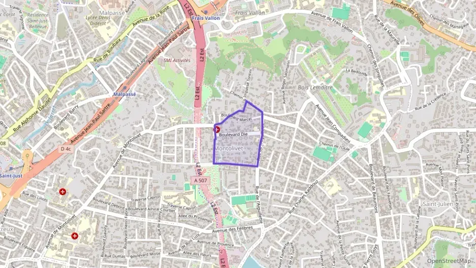 Appartement 35 m² deux pieces à vendre à Marseille 12e Arrondissement