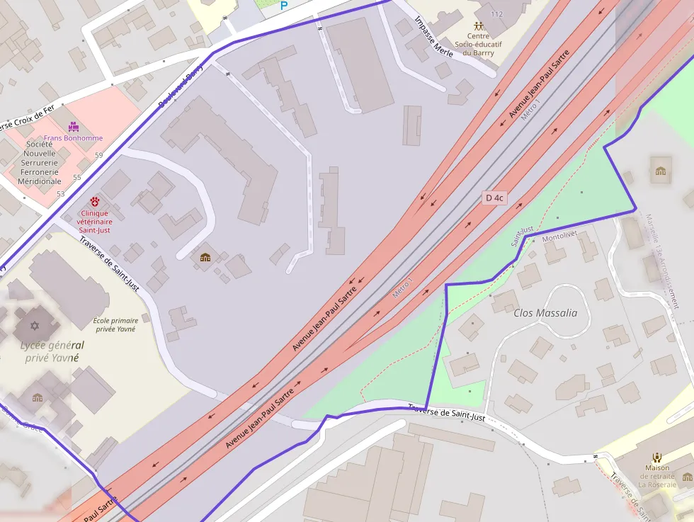 Appartement 65 m² quatre pièces à vendre à Marseille 13e Arrondissement