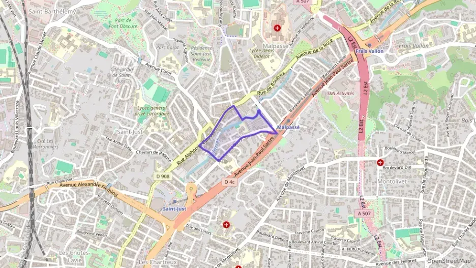 Appartement 35 m² deux pieces à vendre à Marseille 13e Arrondissement