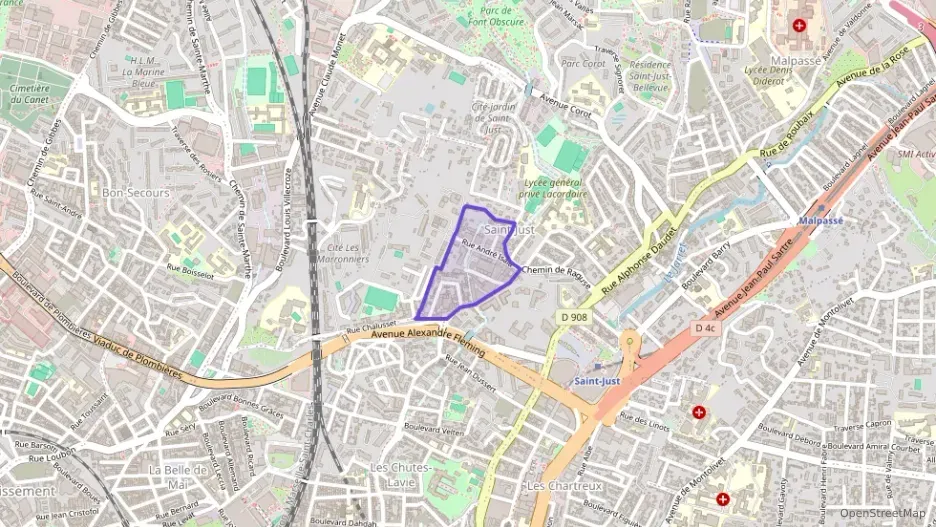 Appartement 51 m² deux pieces à vendre à Marseille 13e Arrondissement