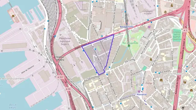 Appartement 53 m² trois pièces à vendre à Marseille 15e Arrondissement