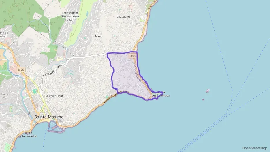 Appartement 45 m² deux pieces à vendre à Sainte-Maxime