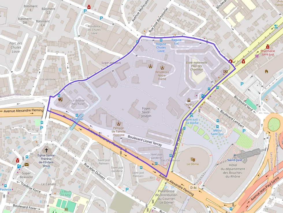 Appartement 47 m² trois pièces à vendre à Marseille 13e Arrondissement