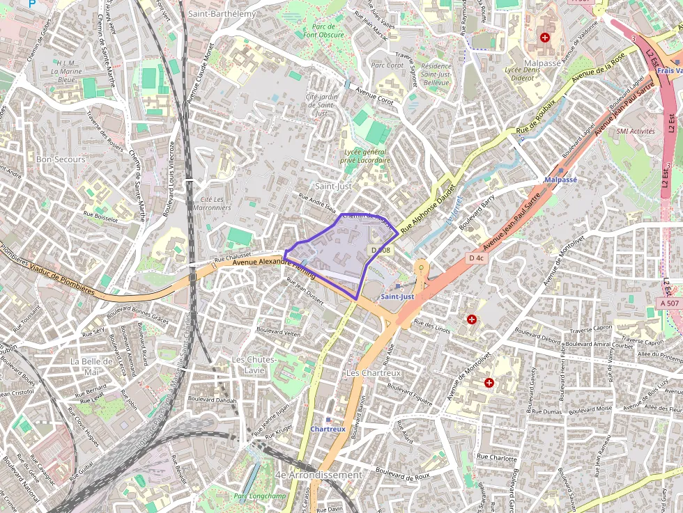 Appartement 47 m² trois pièces à vendre à Marseille 13e Arrondissement