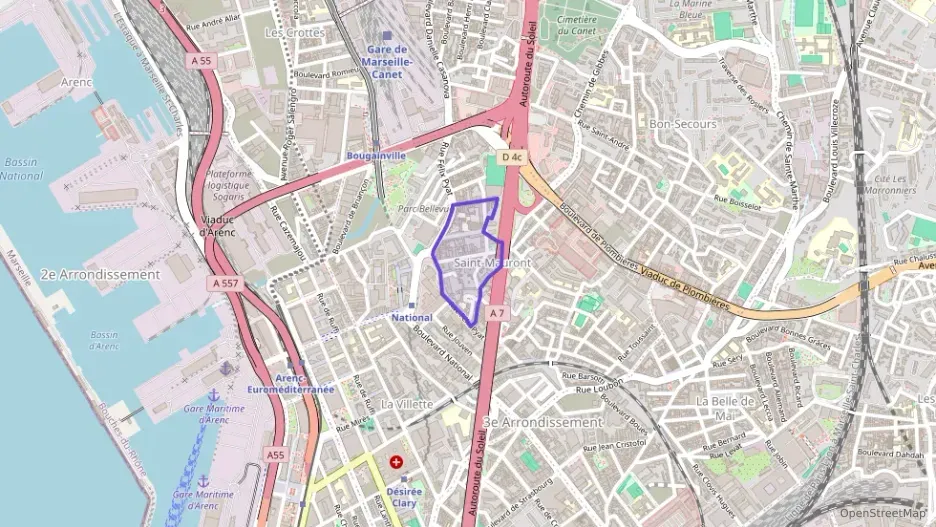 Appartement 70 m² trois pièces à vendre à Marseille 3e Arrondissement