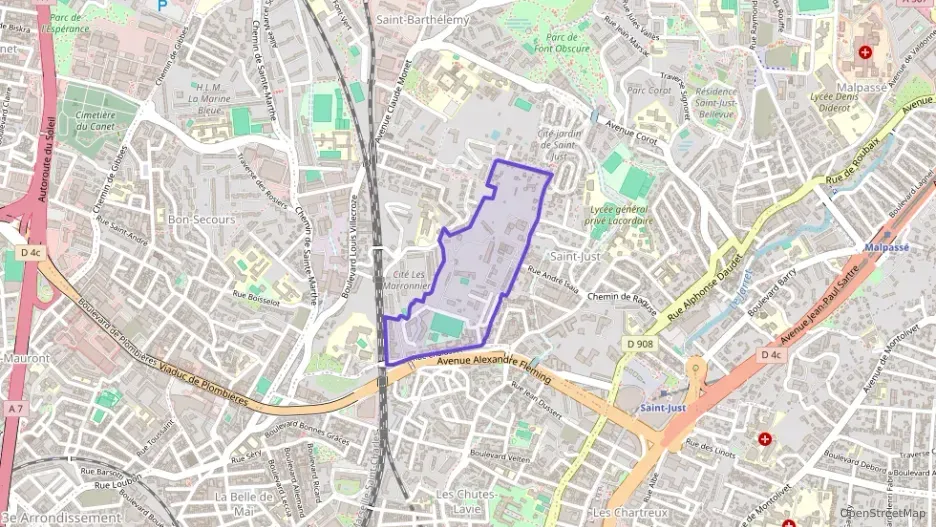 Appartement 53 m² trois pièces à vendre à Marseille 13e Arrondissement Appartement 53 m² trois pièces à vendre à Marseille 13e Arrondissement