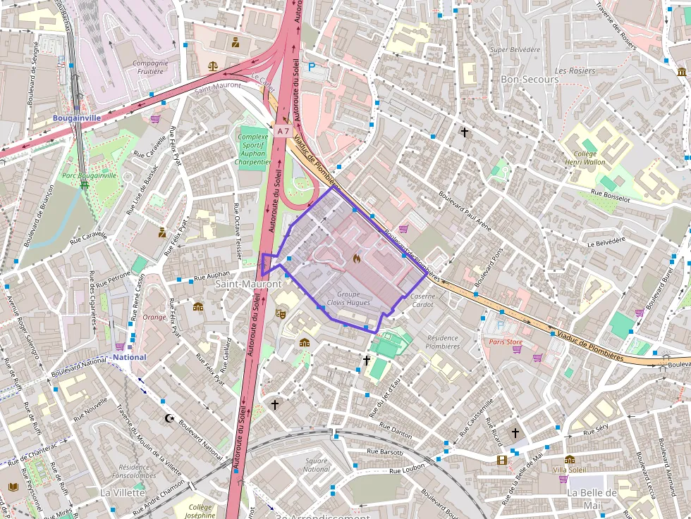 Appartement 25 m² une piece à vendre à Marseille 3e Arrondissement