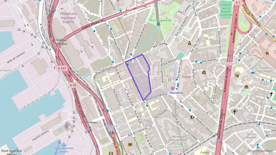 Appartement 60 m² quatre pièces à vendre à Marseille 3e Arrondissement