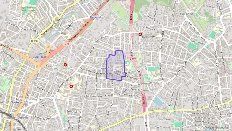 Appartement 64 m² trois pièces à vendre à Marseille 12e Arrondissement