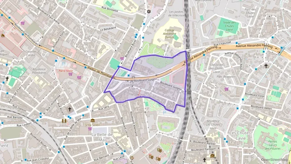 Appartement 55 m² trois pièces à vendre à Marseille 3e Arrondissement