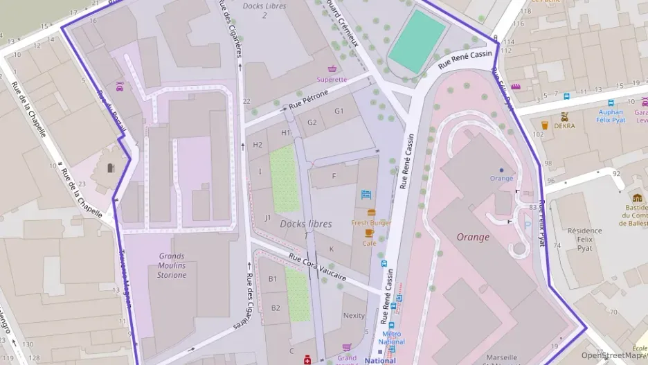 Appartement 37 m² deux pieces à vendre à Marseille 3e Arrondissement Appartement 37 m² deux pieces à vendre à Marseille 3e Arrondissement