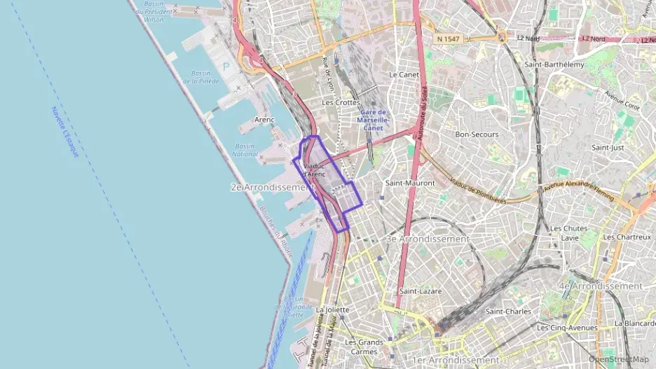 Appartement 37 m² deux pieces à vendre à Marseille 2e Arrondissement