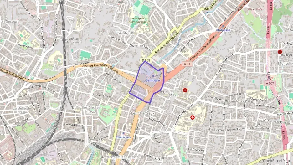 Appartement 46 m² deux pieces à vendre à Marseille 4e Arrondissement