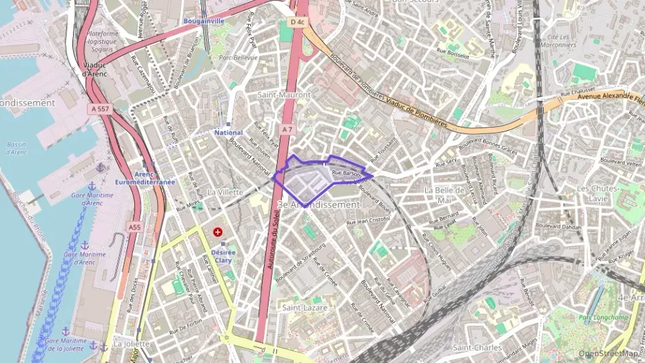 Appartement 29 m² deux pieces à vendre à Marseille 3e Arrondissement