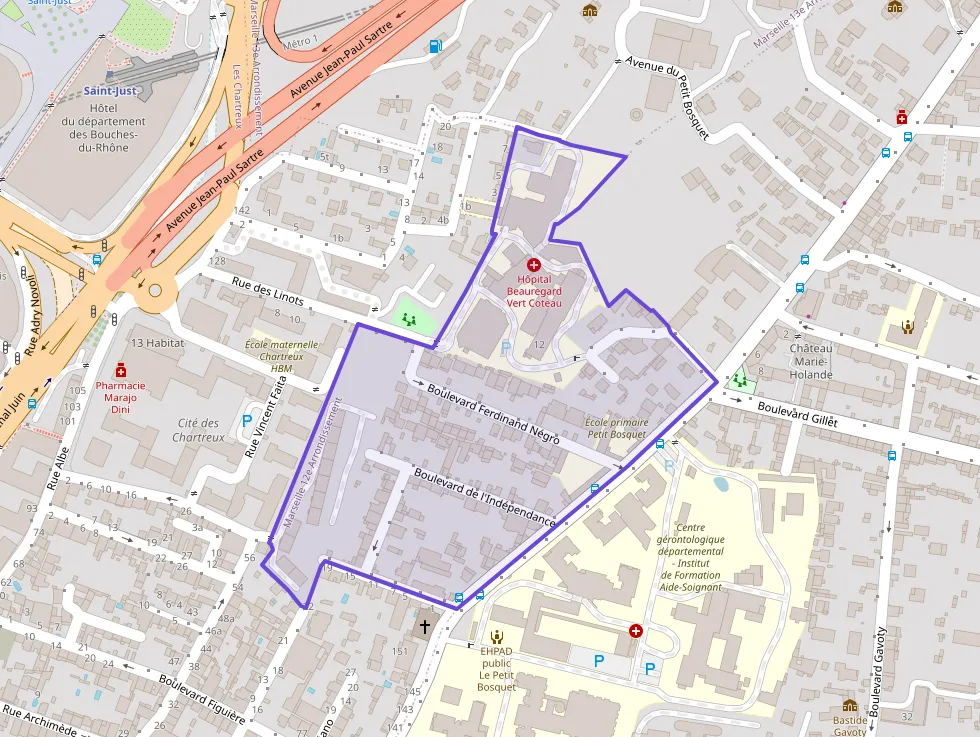 Appartement 52 m² trois pièces à vendre à Marseille 12e Arrondissement