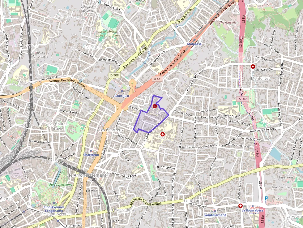 Appartement 54 m² trois pièces à vendre à Marseille 12e Arrondissement