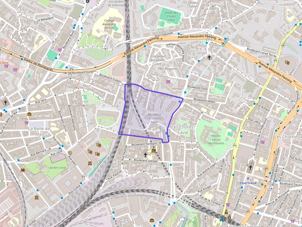 Appartement 59 m² une piece à vendre à Marseille 4e Arrondissement