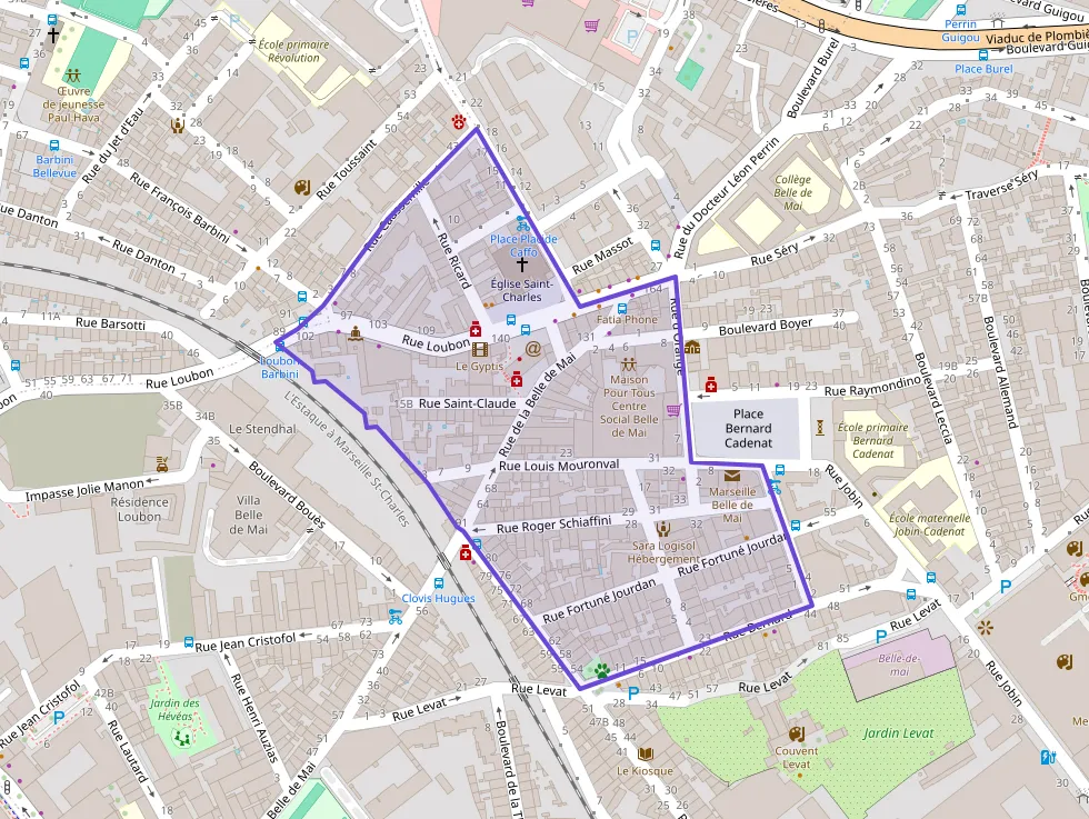 Appartement 63 m² trois pièces à vendre à Marseille 3e Arrondissement